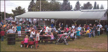 Corn Roast Crowd